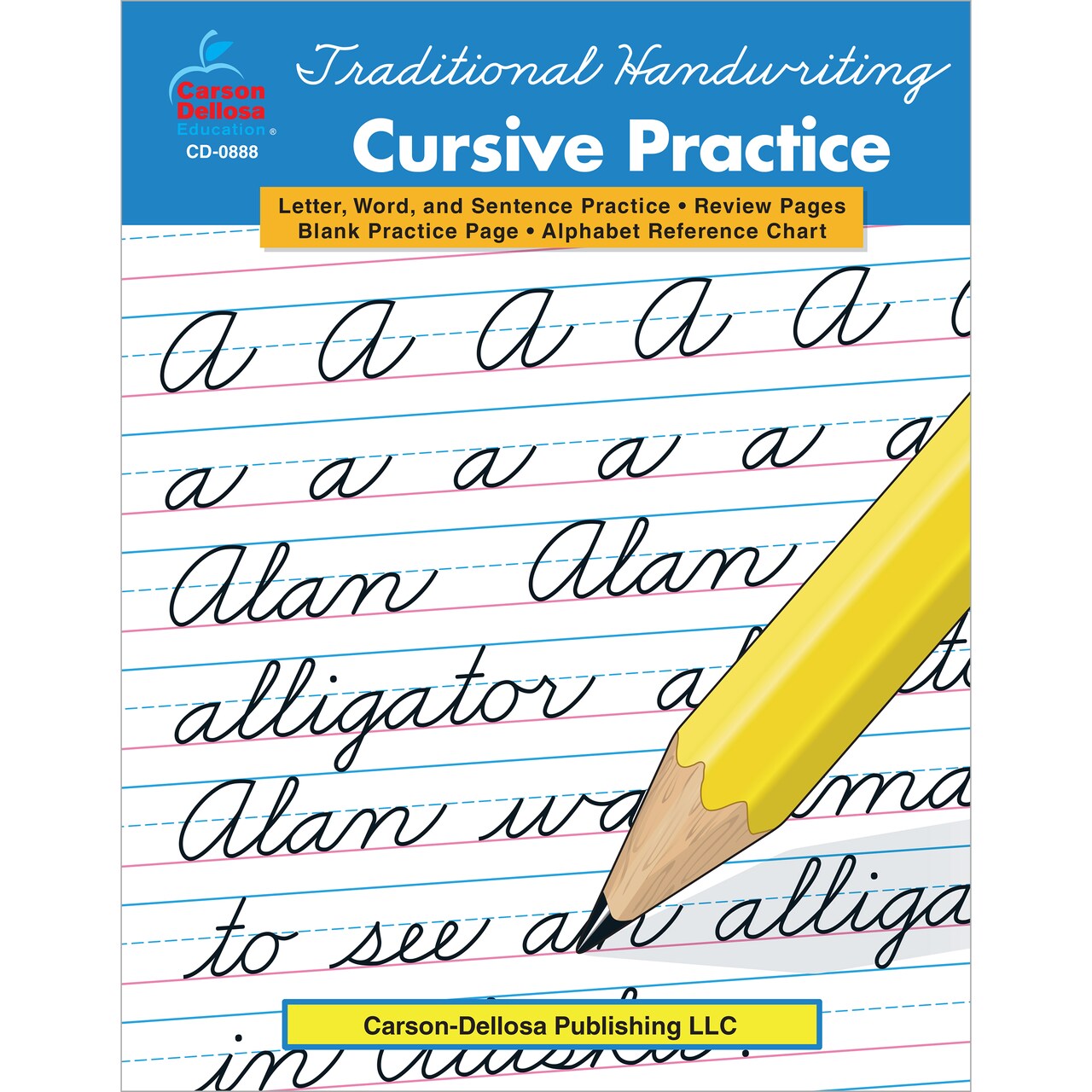 Carson Dellosa Traditional Handwriting: Cursive Practice, Grades 2 - 5 Resource Book